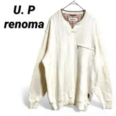 ✨美品✨【U. P renoma】ユーピーレノマ 長袖ニットセーター M 白のサムネイル