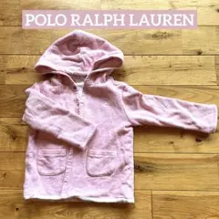【RALPH LAUREN】リバーシブルパーカー ピンク 80
