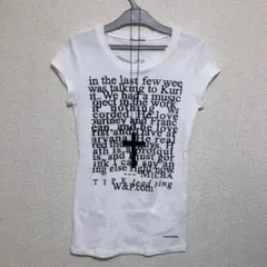 00s y2k平成ギャル tシャツ グランジ　girl printing