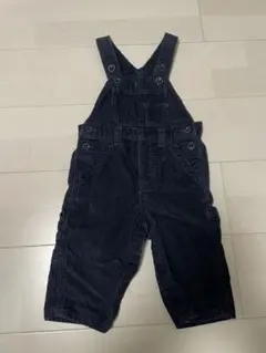 GAPネイビー コーデュロイ オーバーオール80cm