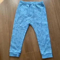 ミッキー プリント レギンス90cm 水色