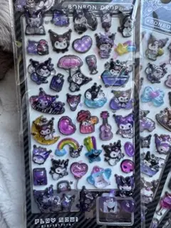 大特価‼️ボンボンドロップ　ウォーターシール　サンリオ　3D　クロミ　2枚