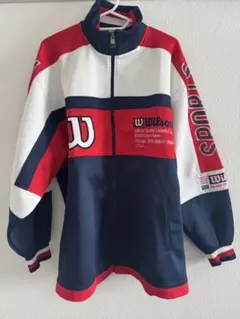 Wilson フルジップジャケット ネイビー/ホワイト/レッド