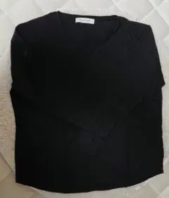 AZUL BY MOUSSY ブラック Vネック 長袖Tシャツ