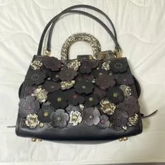 美品・付属品完備 COACH ローグ25ティーローズ スネークスキン3Way 美品・付属品完備 COACH ローグ25ティーローズ スネークスキン3Way