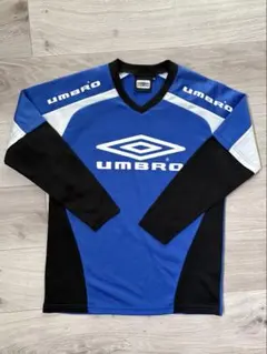 UMBRO 長袖シャツ 青/黒/白/150