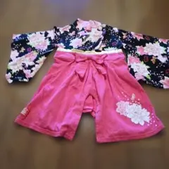 BABY DOLL 花柄ロンパース・ショーツセット