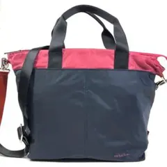 ポールスミス ハンドバッグ ロゴモチーフ 2way ショルダーバッグ ナイロン