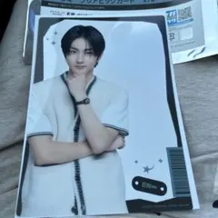 SEGAラッキーくじ ジョンウォン ENHYPEN F賞 クリアビッグカード