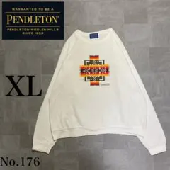 定番！ PENDLETON グラフィック プリントロゴ ビッグロゴ トレーナーのサムネイル