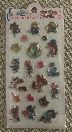 【新品】ズートピア 3D ステッカー シート【即日発送】