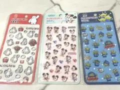 Disney&PIXAR★ぷくぷくシール　3点セット★