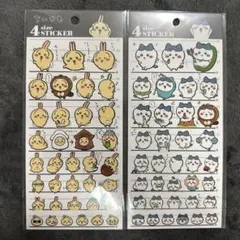 4サイズステッカー2枚セット　ちいかわ　正規品　うさぎ　ハチワレ