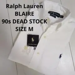 Ralph Lauren BLAIRE 90s 白BDシャツ M 新品未使用