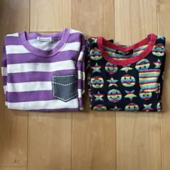 Branshes & SMILY FACE 長袖トレーナー とカットソー120