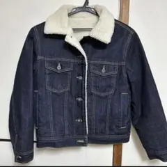 ボア デニムジャケット