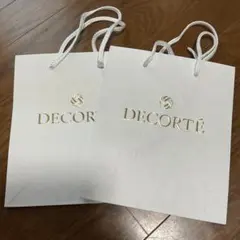 DECORTE デコルテ　コスメデコルテ　紙袋　ショッパー ２つ