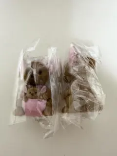 곰돌이 푸 ソフビパペットマスコット カンガ＆ルー