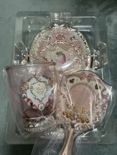 フラワーノーズ 9周年 ノベルティ 3点セット 鏡 ヘアブラシ ミラー