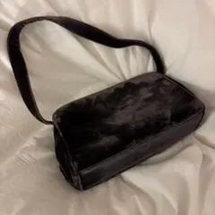 アーカイブ　PRADA ベルベットハンドバック