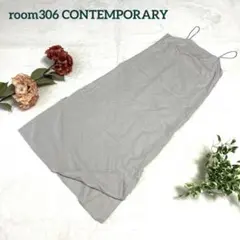 room306 CONTEMPORARY テンセルロングキャミワンピース グレーのサムネイル