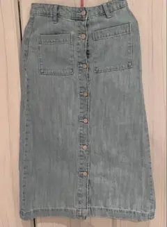 GAP デニムスカート ボタンフロント