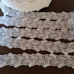 薄いピンク　レースリボン　2ｍ300円～　量り売り