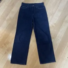 UNIQLO ワイドストレートジーンズ ウエスト 27