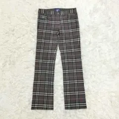廃盤 希少 BURBERRY BLUE LABEL チェック パンツ ホースロゴのサムネイル