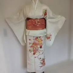 付け下げ訪問着 二部式 着物 リメイク