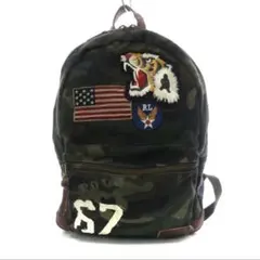 POLO LAUREN バッグ リュックサック デイパック 迷彩柄 デイパック