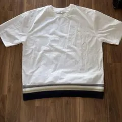 サラサラ快適DRY切り替えグローバルワーク トップス カットソー・Tシャツ　M