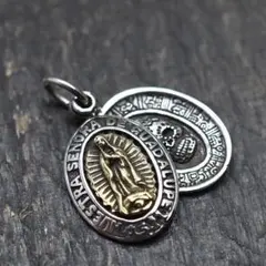 【MEXICO 925】聖母マリア ペンダント　グアダルーペ メキシカンシルバー MEXICO 925】聖母マリア ペンダント グアダルーペ メキシカンシルバー