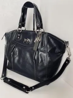 美品◆Coach コーチ マディソン レザー マギー ショルダーバッグ