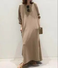 【未使用】アパルトモン　グッドグリーフ　スウェットマキシワンピース アパルトモン GOOD GRIEF スウェット マキシワンピース