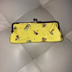 最安値　ホログラム　がま口　　　　　⭐️鉄腕アトムキャラクター☆イエロー