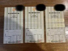 JR東海 株主優待割引券 3枚のサムネイル