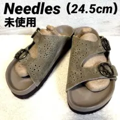 未使用 Needles ニードルス スエード ダブルストラップ サンダルのサムネイル