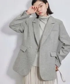 ROPÉ PICNIC ツイードセミダブルジャケット　38