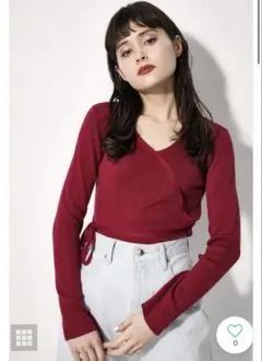 LAGUA GEM長袖ピンク ニットのサムネイル