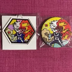 僕のヒーローアカデミア　グラフアート　轟　アクキー＆缶バッジ
