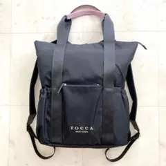 美品　トッカ CIELO TRAVEL BACKPACK リュックサック　黒