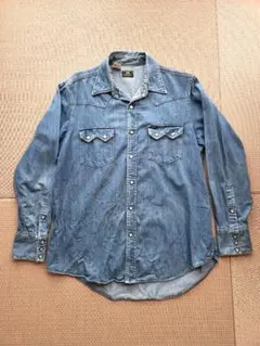 Lee 90's ウエスタン デニムシャツ 長袖 インディゴ L