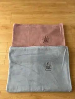 28 Aquascutum 毛布 ブルーピンクグラデーション シングル2枚のサムネイル
