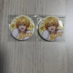 アンプタックカラーズ　あっきぃくん　缶バッジ　2個セット
