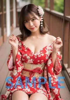 L1093　AI美女 A4ポスター コスプレ　水着　グラビア ランジェリー