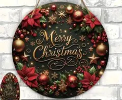 【5名様限り】豪華クリスマスリース風 ウェルカムボード