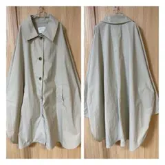 cafune ベージュ オーバーサイズ トレンチコート 38 定価¥35200 - メルカリ