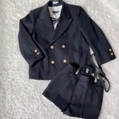 【匿名配送】　子供用スーツ　セット　110cm 男の子　紺ブレ