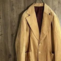 90s ヴィンテージ　テーラードジャケット　コーデュロイ　厚手　2B L28